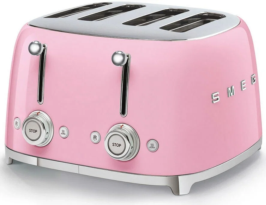 Тостер Smeg TSF03PKEU розовый