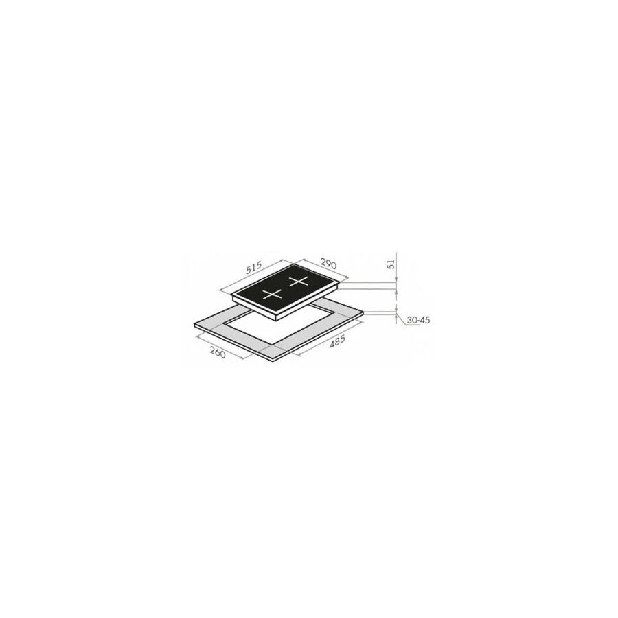 Варочная поверхность HOMSair HGG321WH