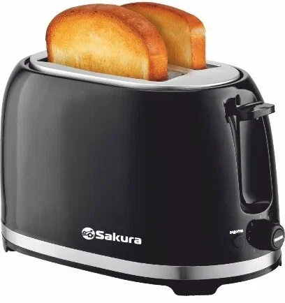Тостер SAKURA SA-7610BK 850Вт черный