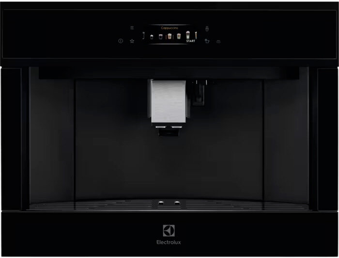 Встраиваемая кофемашина ELECTROLUX EBC85H автоматическая, сенсорное управление, черный