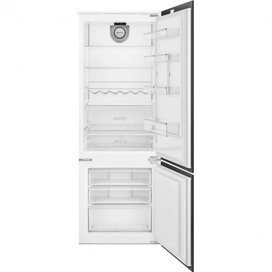 Встраиваемый холодильник Smeg C475VE белый/хром