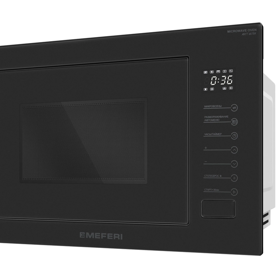 Встраиваемая микроволновая печь Meferi MMO6025BK Matt Ultra