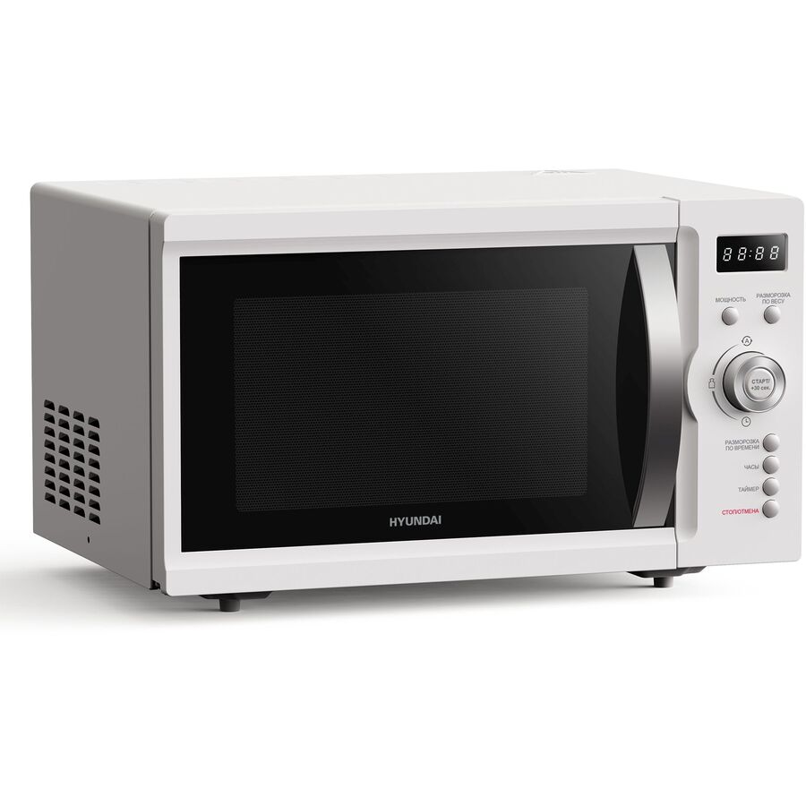 Микроволновая печь Hyundai HYM-D3007 23л. дисплей, 800Вт белый