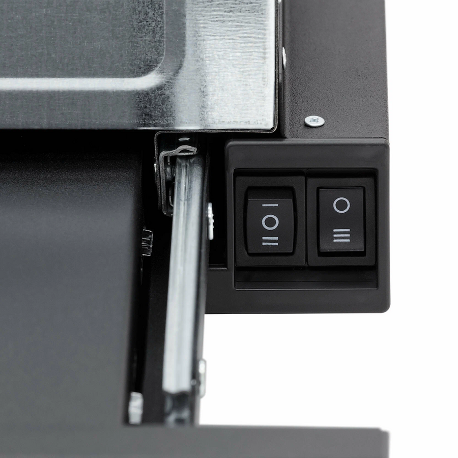 Вытяжка Krona Kerry 600 Black PB (КА-00007010), управление кнопочное, черный