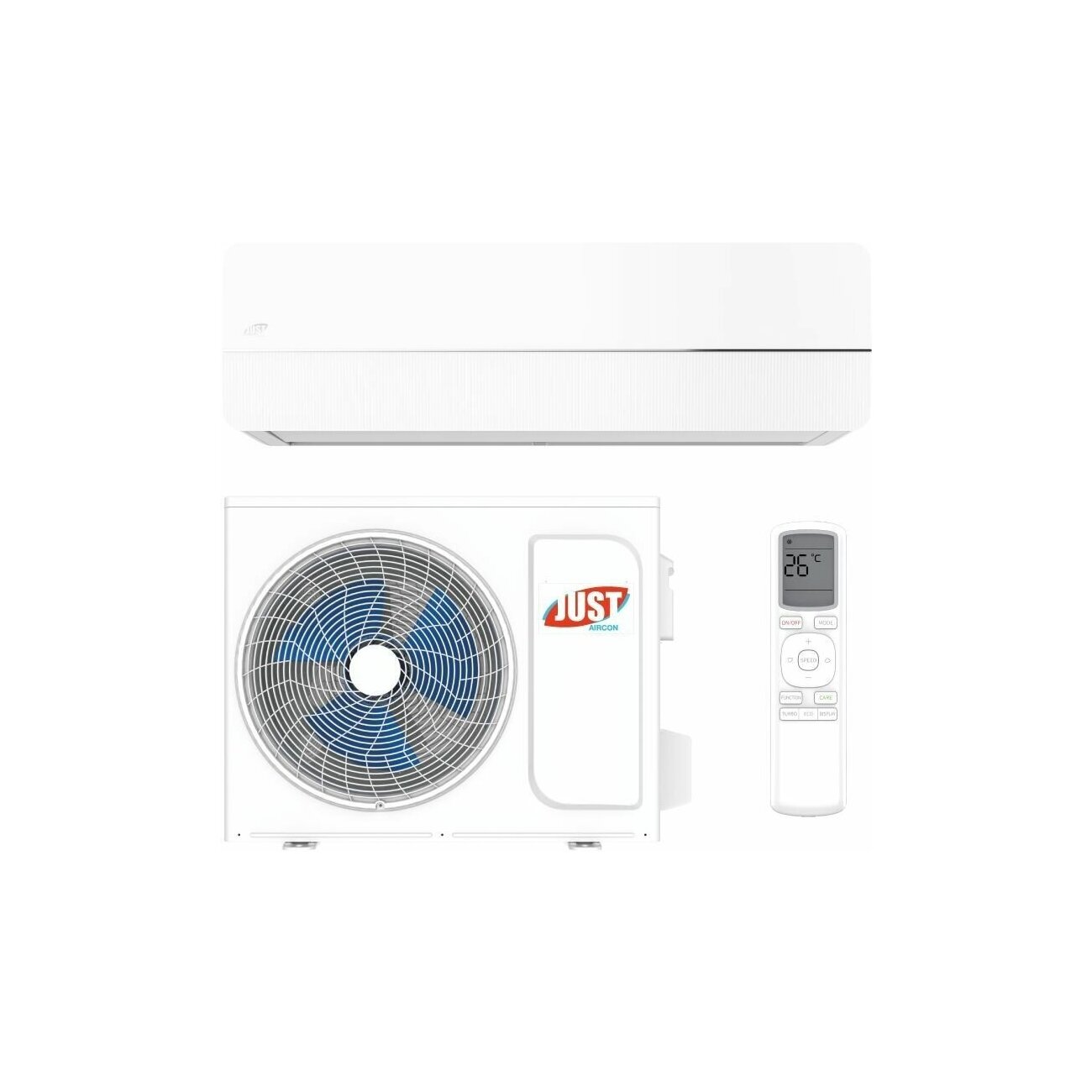Кондиционер Just AIRCON JAС-09HPSA/CGS/JACO-09HPSA/CGS Silvery