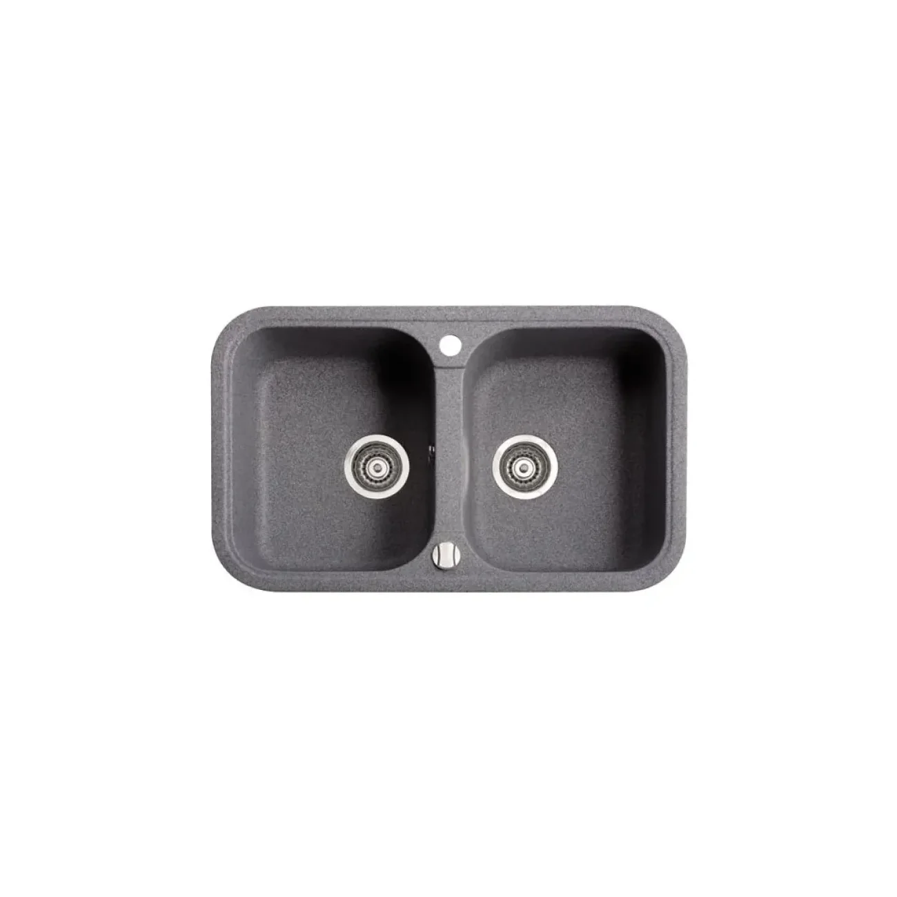 Кухонная мойка Marmorin Pesta 170 203 002 770х470х190 гранит, две чаши(2b) Black