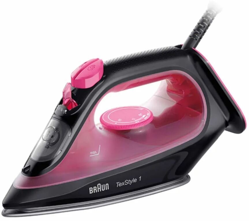 Утюг Braun SI1070PU черный / розовый