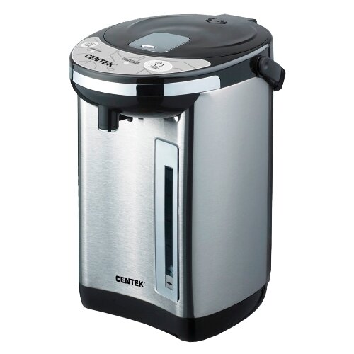 Термопот Centek CT-1084 (сталь) 6.0л 800Вт, 2 способа подачи, повторное кипячение, двойная защита
