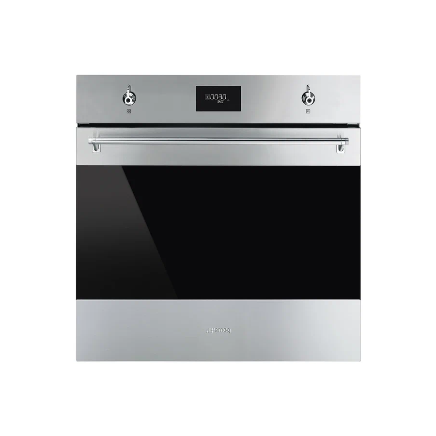 Духовой шкаф SMEG SF6301TVX Classica многофункциональный, 60см, обработка против отпечатков пальцев, нерж