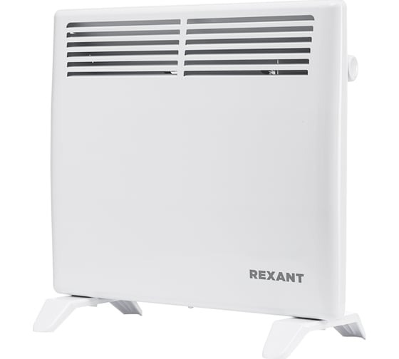 Конвектор Rexant 60-0118 электрический с механическим термостатом, 1кВт, СТИЧ-нагревательный элемент, ножки