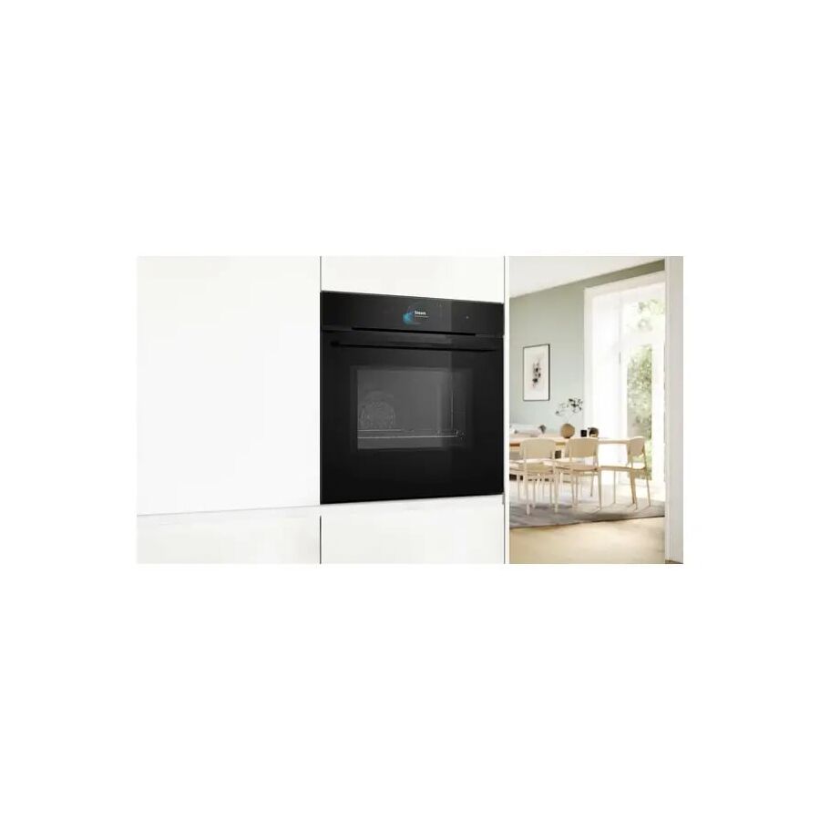 Духовой шкаф BOSCH HNG978QB1 Accent line. Serie 8, с микроволнами и паром, 28 режимов + комбинированные режимы черный