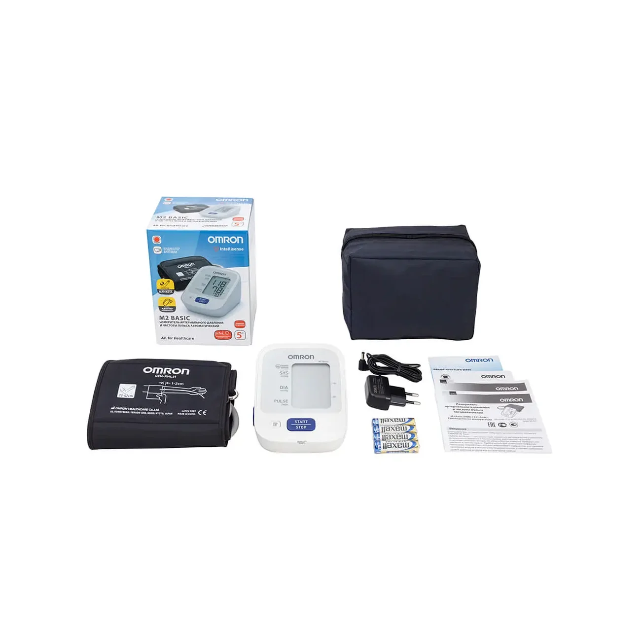 Тонометр автоматический OMRON M2 Basic HEM-7121-ALRU