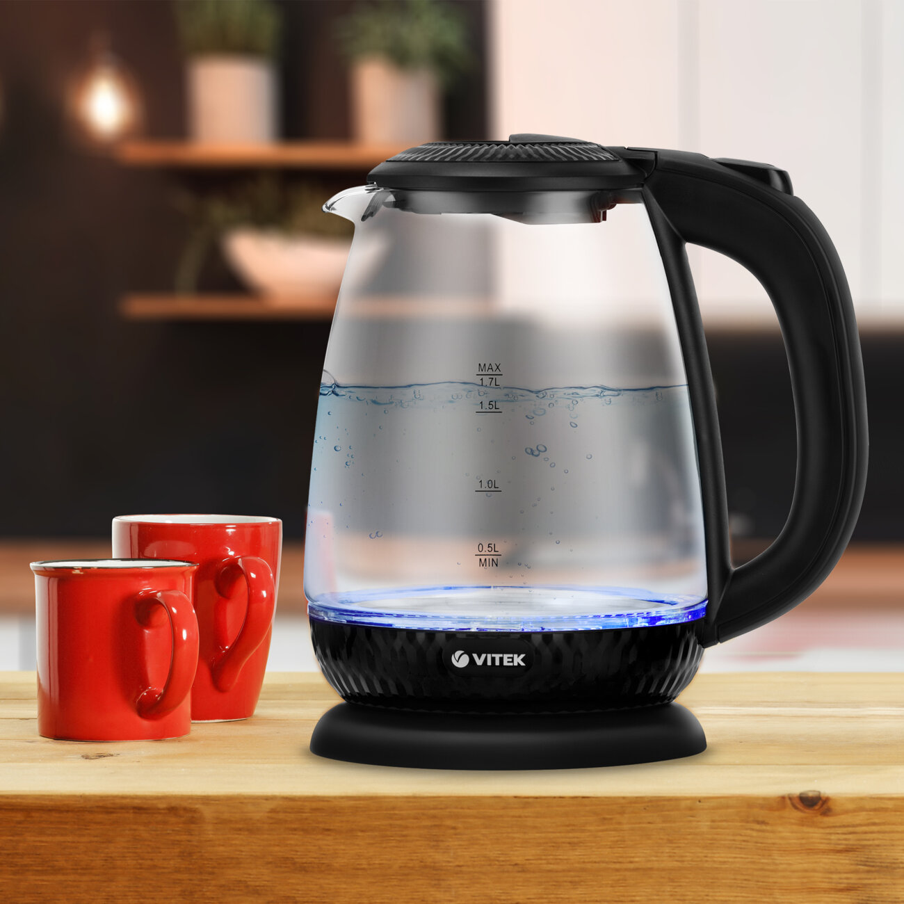 Электрочайник Vitek VT-7074 разноцветный