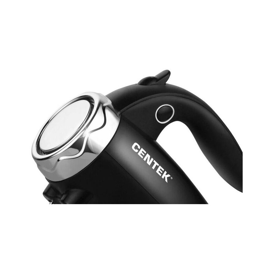Миксер Centek CT-1115 (черный/хром) 350Вт, 6 скоростей+турбо, взбивание/замешивание
