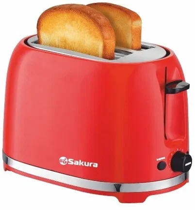 Тостер Sakura SA-7610R красный