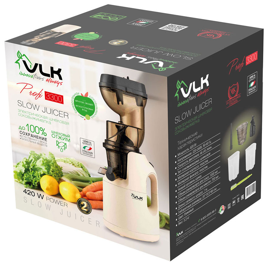 Соковыжималка VLK Profi-3300 бежевый