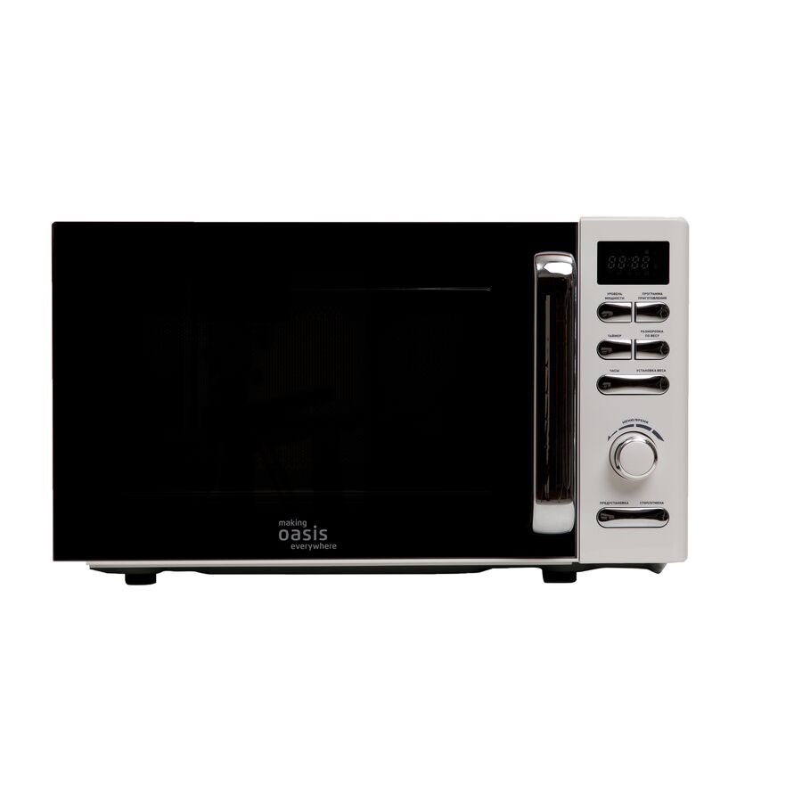 Микроволновая печь Oasis MW-80EW белый, дисплей, 20л