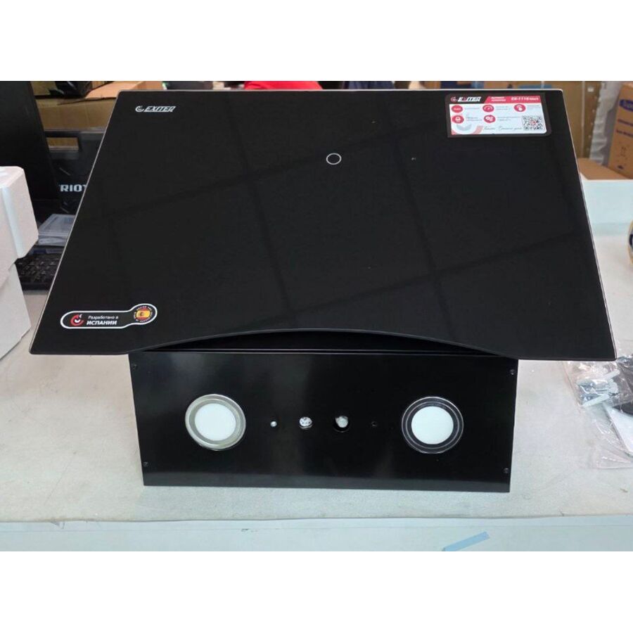 УЦ Вытяжка EXITEQ EX-1116 black (плохая упаковка, царапина на поверхности, нет колпачка на диоде, восстановление датчика температуры)