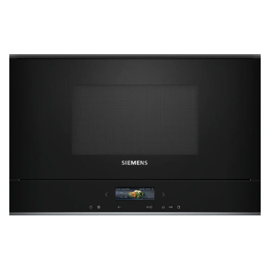 Встраиваемая микроволновая печь Siemens BF722L1B1 черный