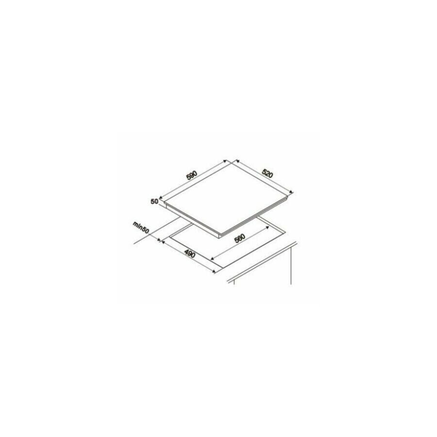 Варочная поверхность DeLonghi Vittorio 2E1F CR