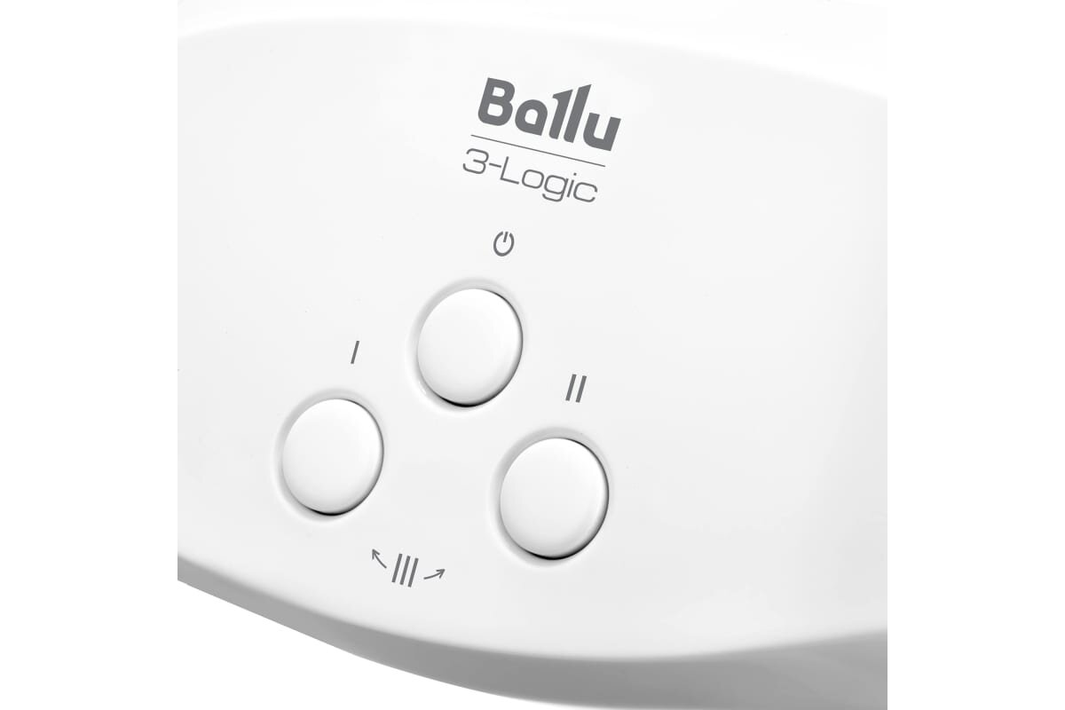 Водонагреватель проточный Ballu 3-Logic TS (3,5 kW) - кран+душ