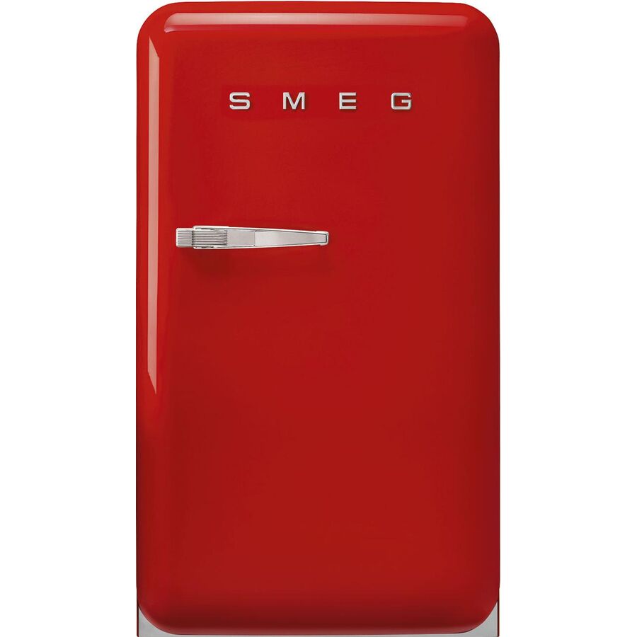 Холодильник SMEG FAB10RRD6 отдельностоящий, стиль 50-х, однокамерный, внутренняя морозильная камера, объем 122л, стандартный компрессор