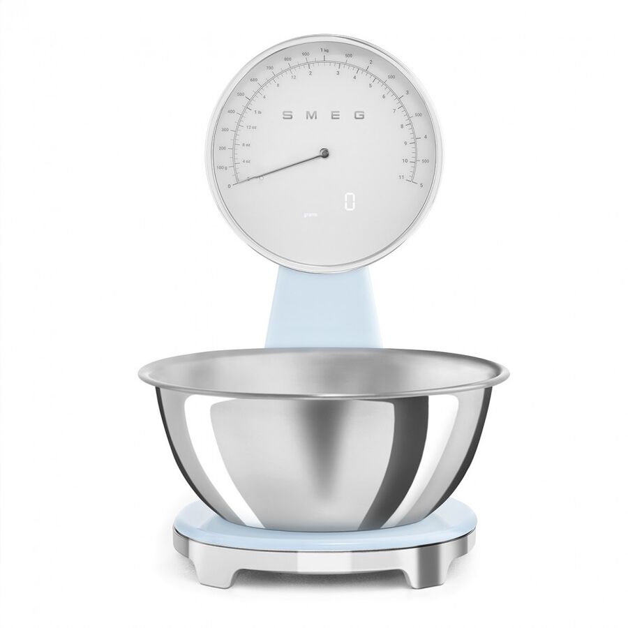 Весы кухонные SMEG KSF01PBWW пастельно-голубой