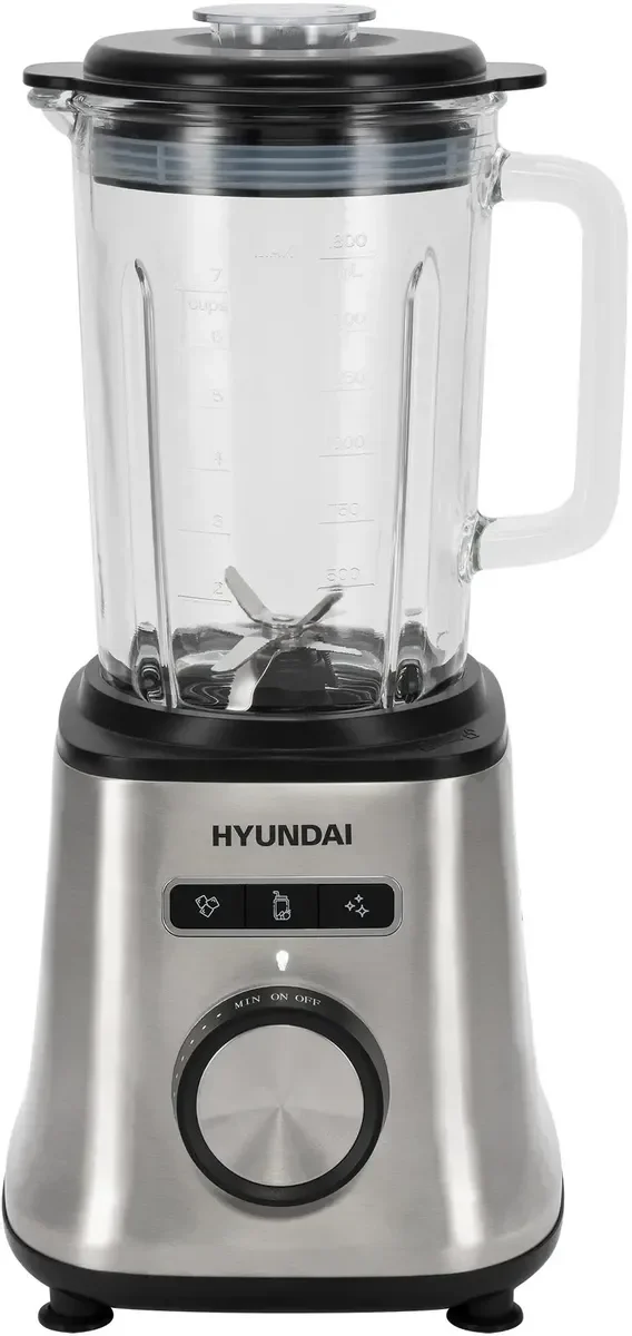 Блендер Hyundai HYB-S4921 серебристый/черный