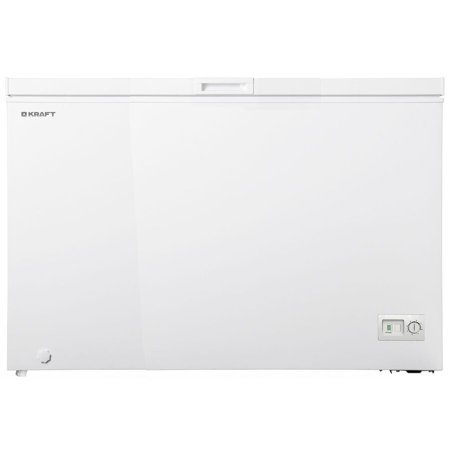 Морозильник ларь закрытый KRAFT BD(W)-435QX, Климатический класс ST, Энергопотребления A, Общий объем (л): 435, полезный объем (л): 410, количество корзин - 2 шт, Цвет - белый