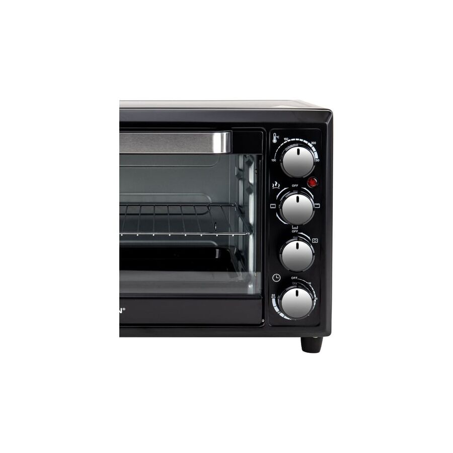 Мини-печь SONNEN EO-HL33 (458305) 1800Вт, 33л, 3 режима нагрева, таймер, механическое управление, черная