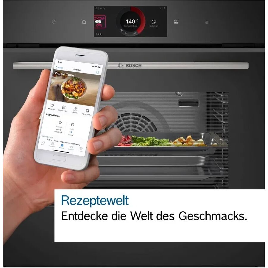 Духовой шкаф электрический Bosch CMG7761B1 черный