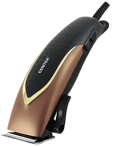 Машинка для стрижки Centek CT-2126 (чер/зол) Triangular blades, производительный мотор, шнур 2,4м