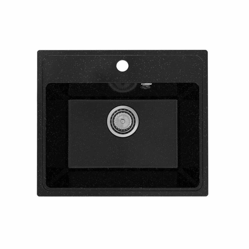 Кухонная мойка Practik PR-M 490-004 Черный оникс
