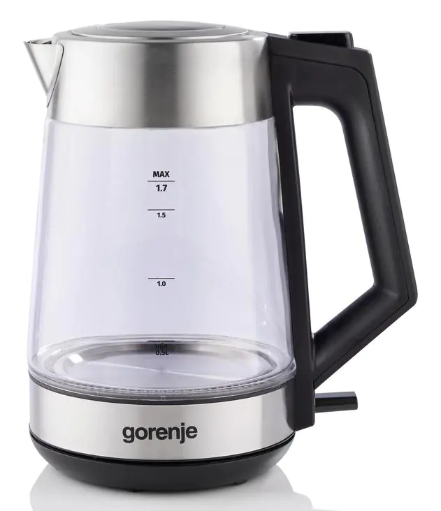 Электрочайник Gorenje K17OGS 1.7л нержавеющая сталь корпус стекло