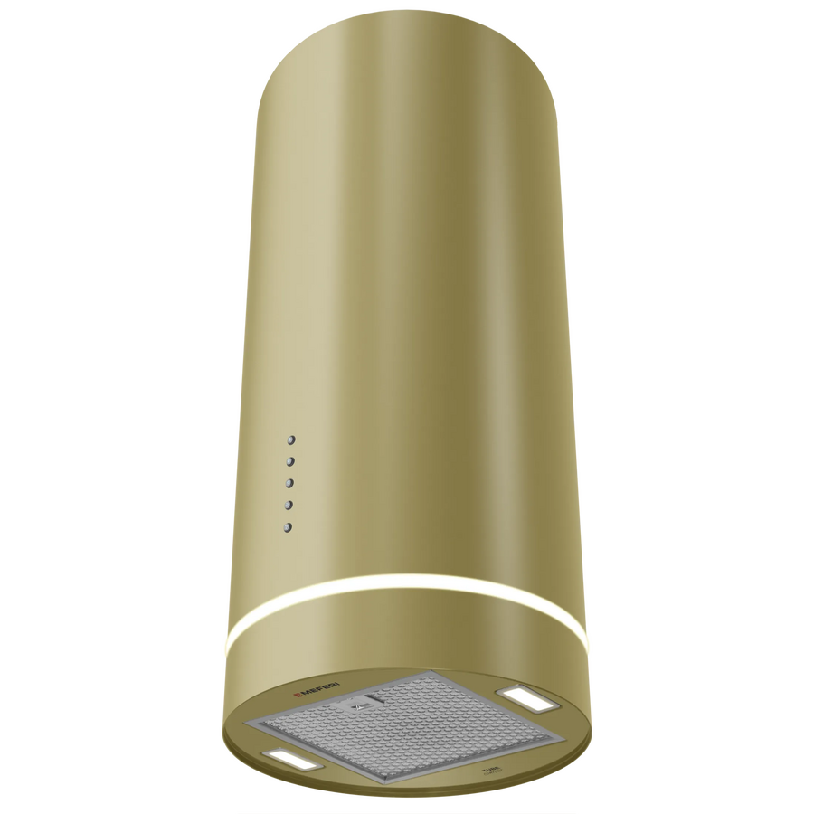 Вытяжка MEFERI TUBE35GOLD Comfort горчично-золотой