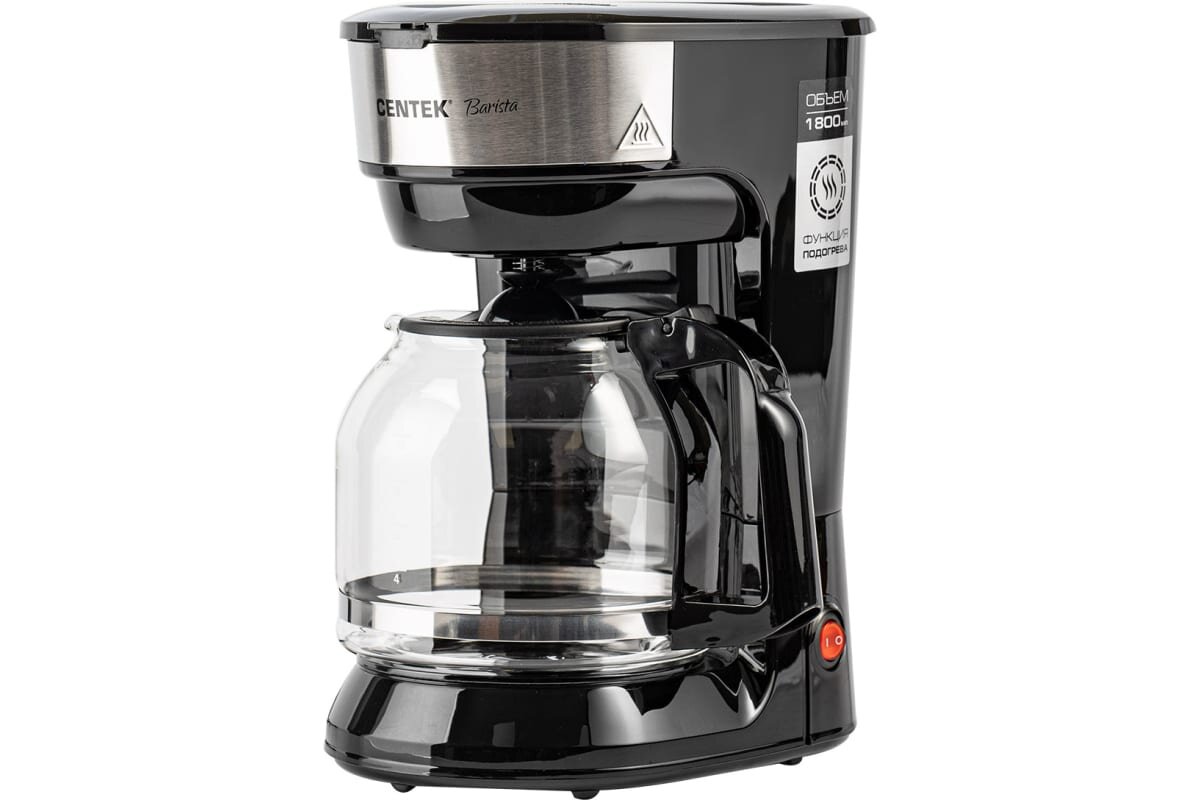 Капельная кофеварка BLACKTON Bt CM1114 Black-Steel