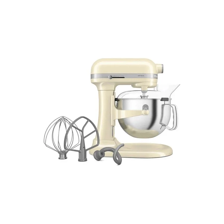 Миксер KitchenAid 5KSM60SPXEAC с выдвижной чашей 5.6л, мощность 375Вт, планетарное вращение, механическое управление, 11 скоростей