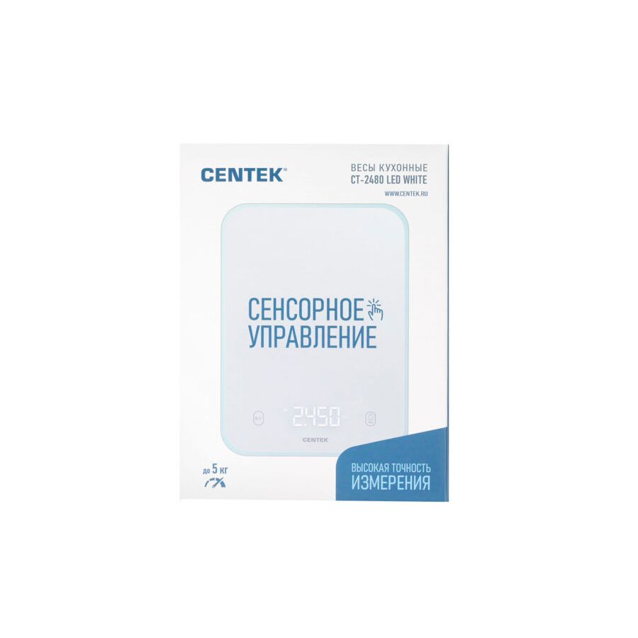 Весы кухонные Centek CT-2480 White LED