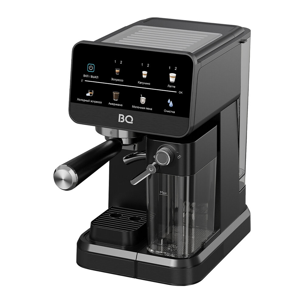 Кофеварка BQ ECM1088A Black-Steel