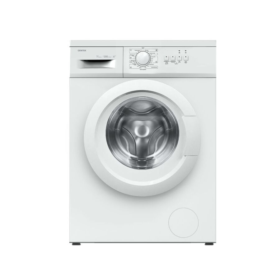 Стиральная машина Centek CT-1903 (белый) 1200 / 7кг / 40см / 23пр / Очистка барабана / A++