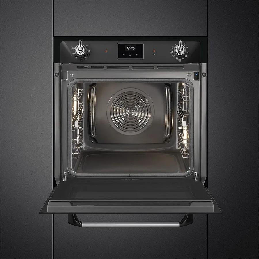 Духовой шкаф электрический SMEG SOP6900TN многофункциональный c пиролизом, 60см, 9 функций, чёрный