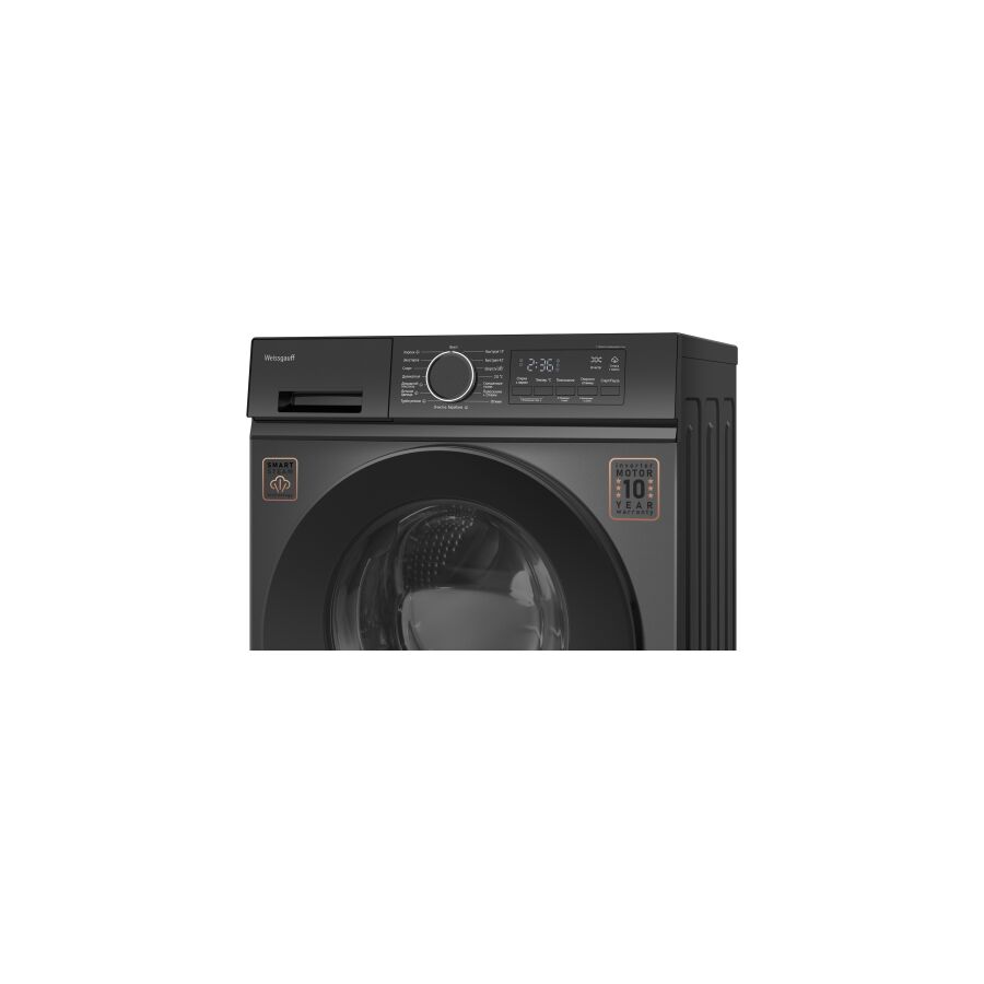 Стиральная машина Weissgauff WM 601411 Inverter Steam Grey