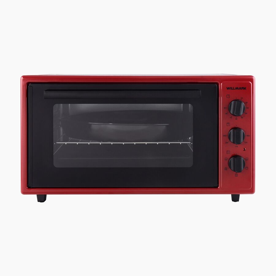 Мини-печь WILLMARK WOF-505R красный