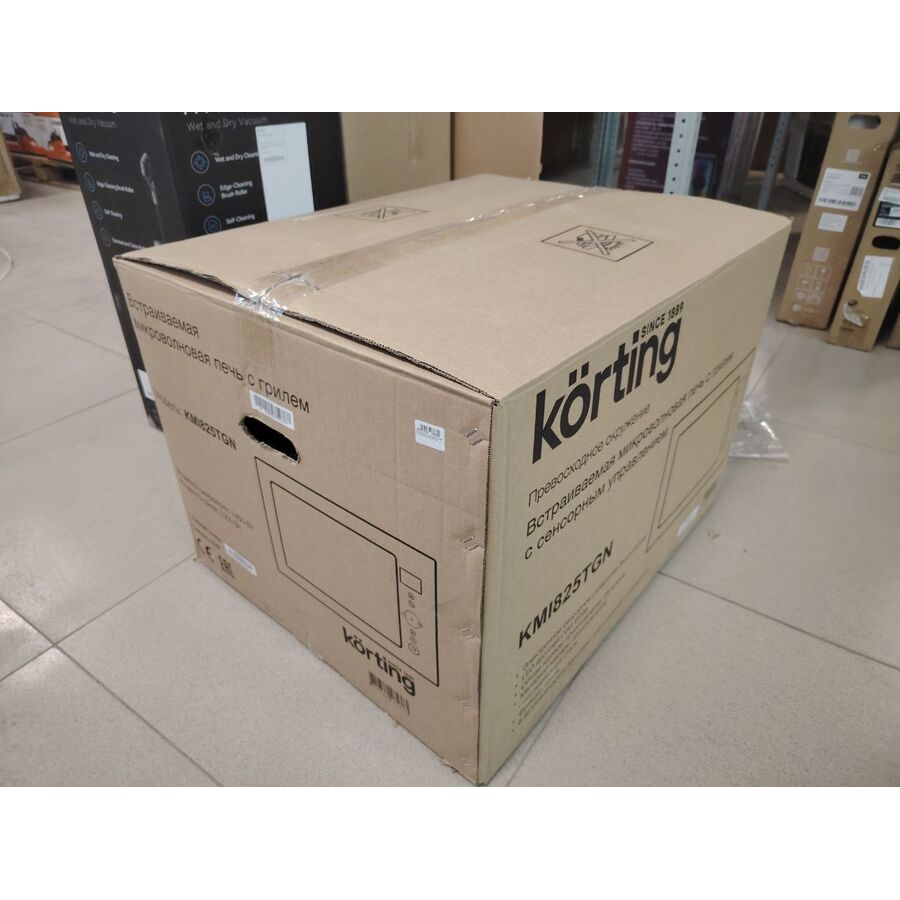 УЦ Встраиваемая микроволновая печь Korting KMI 825 TGN (плохая упаковка, царапина в правом углу)