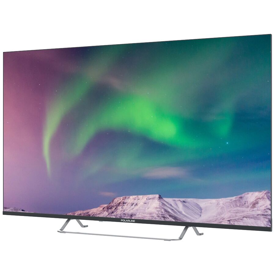 Телевизор PolarLine 55PQ71STC-SM черный 4K Ultra HD 60Hz DVB-T DVB-T2 DVB-C WiFi Smart TV (RUS)