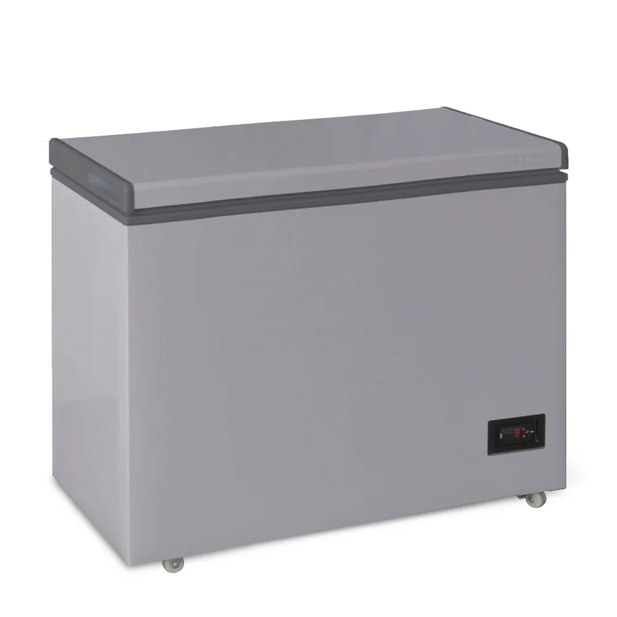 Морозильный ларь БИРЮСА M210KDN 160л металлик