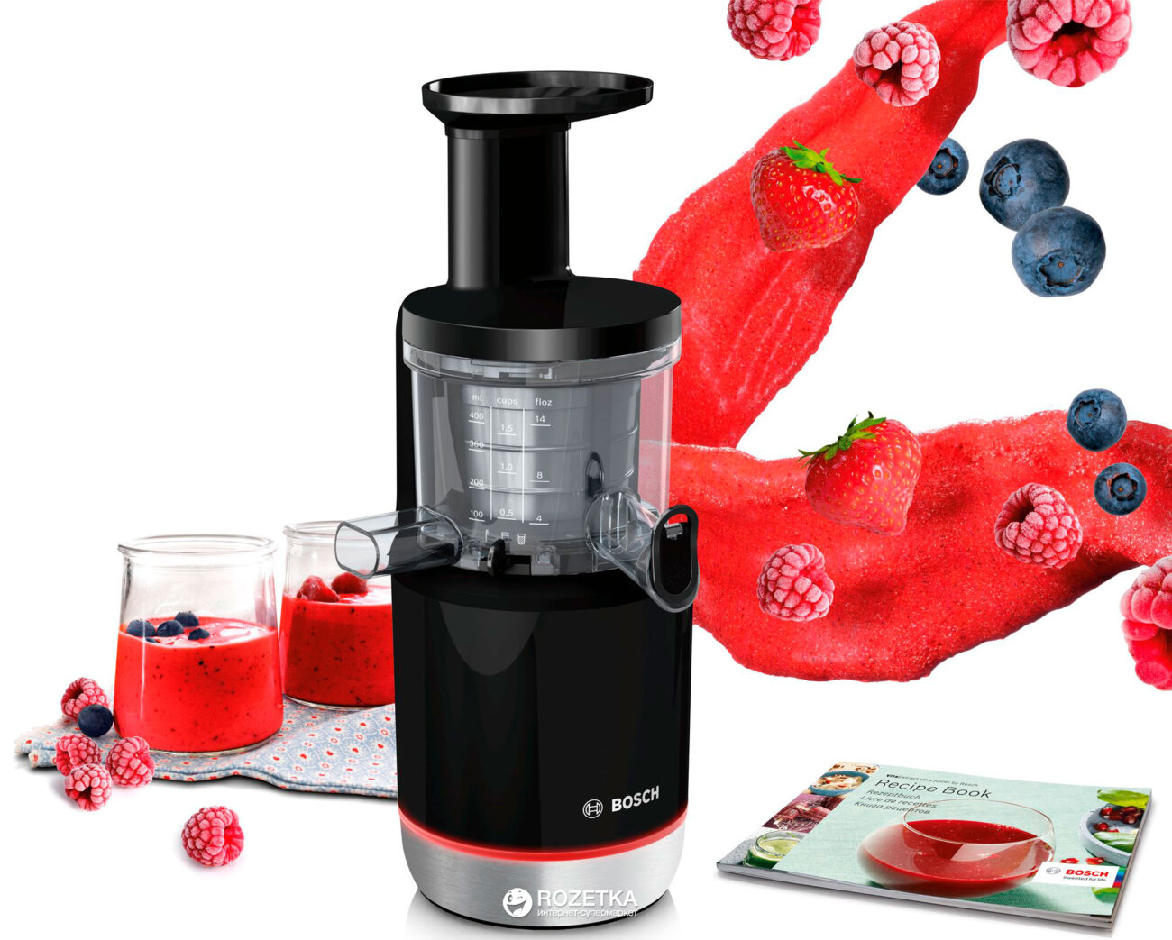 Соковыжималка Bosch MESM731M черный