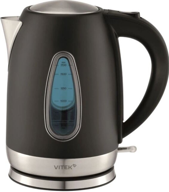 Электрочайник Vitek VT-WK1065 черный/серебристый