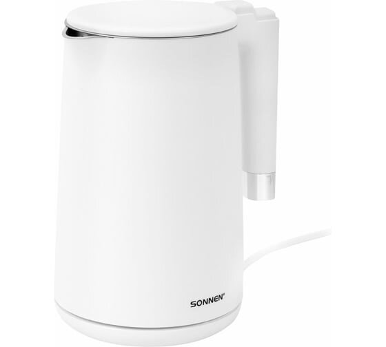 Электрочайник SONNEN KT-8719W белый