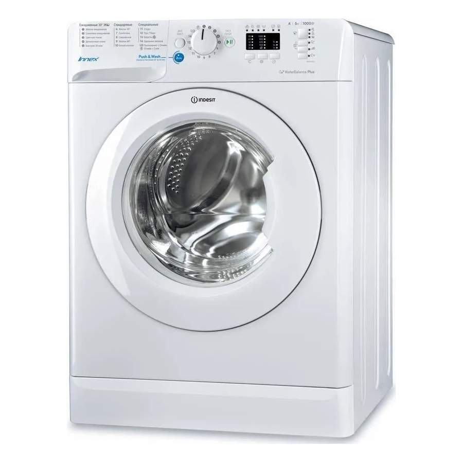 Стиральная машина Indesit BWSA 5109 WWV белая